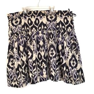 [TOMMYHILFIGER] Tie dye like pattern midi skirt L